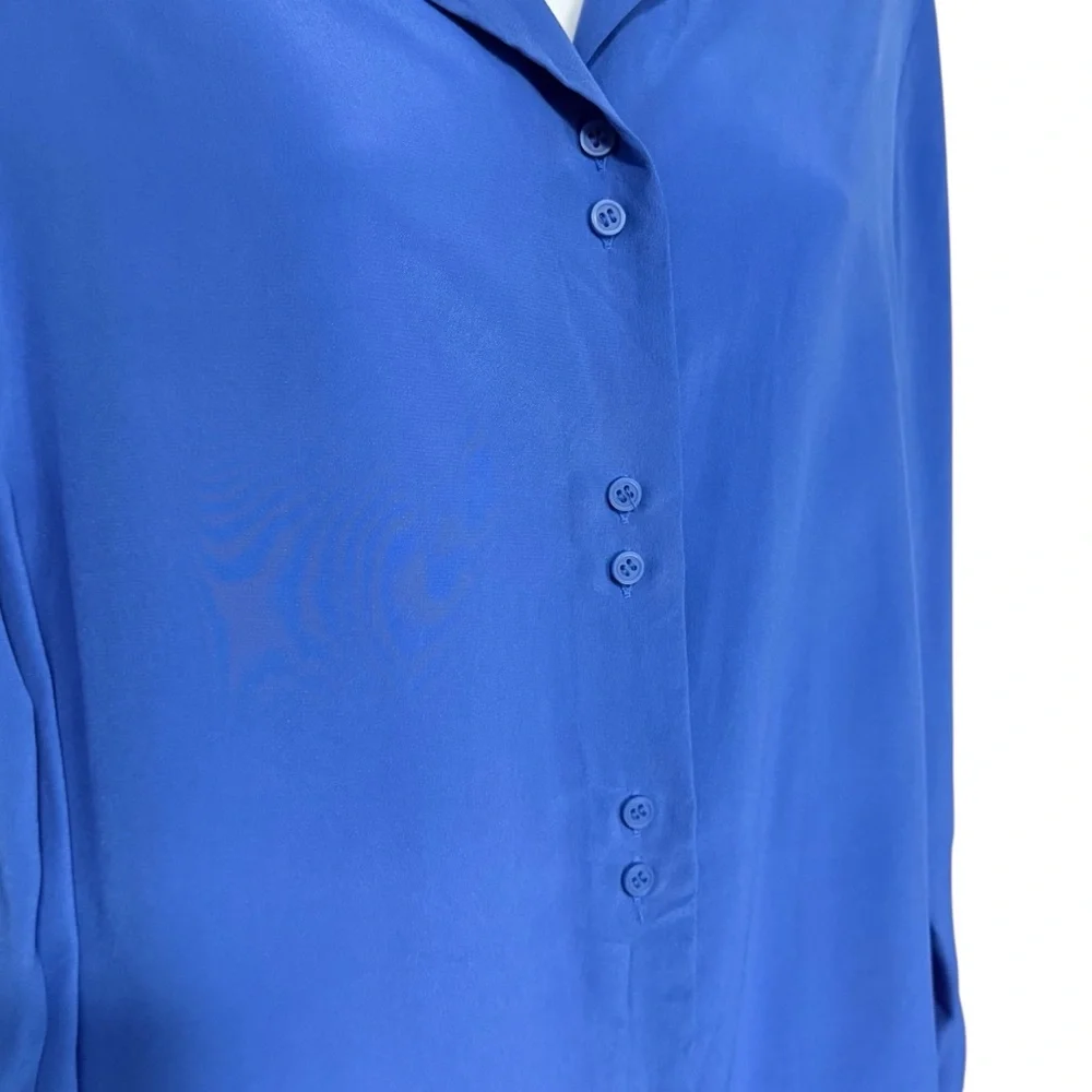 & Other Stories Silk Blue Women's Shirt Size 12